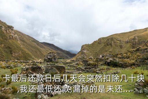 卡最后还款日后几天会突然扣除几十块,我还最低还款,漏掉的是未还...
