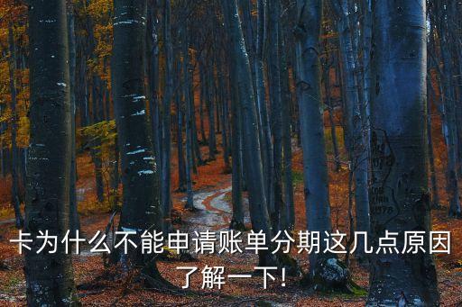 为什么花旗信用卡无法分期,花旗信用卡为什么不能分期