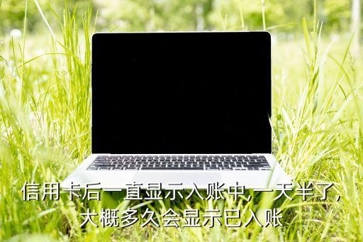 信用卡后一直显示入账中,一天半了,大概多久会显示已入账