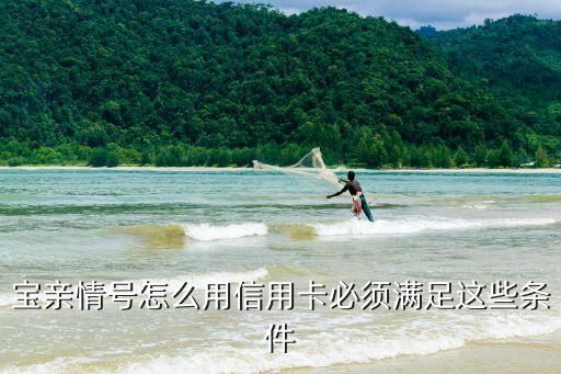 宝亲情号怎么用信用卡必须满足这些条件