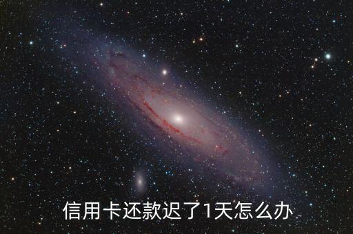  信用卡还款迟了1天怎么办