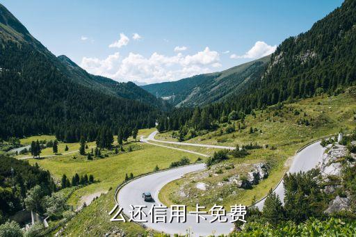 么还信用卡免费
