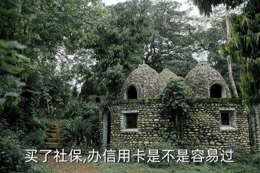 买了社保,办信用卡是不是容易过