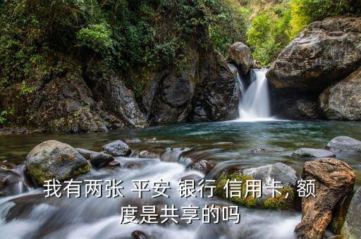 我有两张 平安 银行 信用卡, 额度是共享的吗