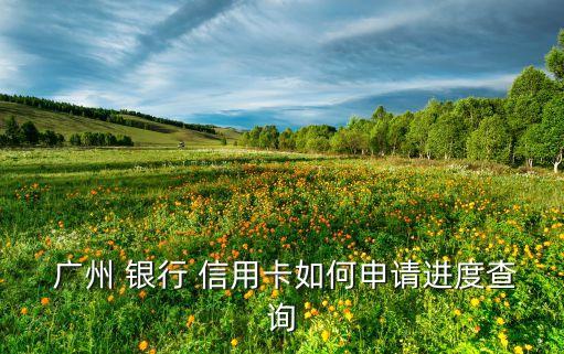 广州银行信用卡几天出结果