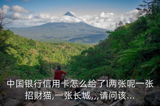 中国银行信用卡怎么给了l两张呢一张招财猫,一张长城,,,请问该...