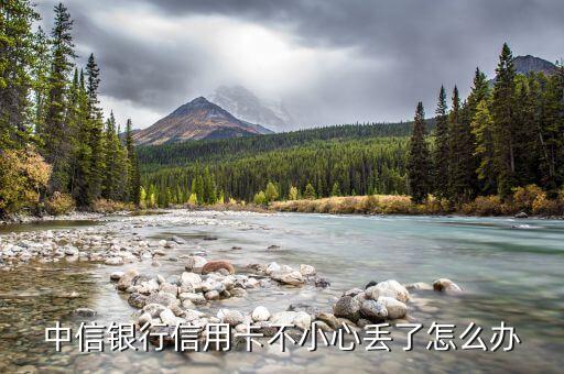 中信银行信用卡不小心丢了怎么办