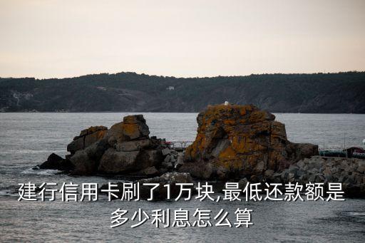 建行信用卡刷了1万块,最低还款额是多少利息怎么算