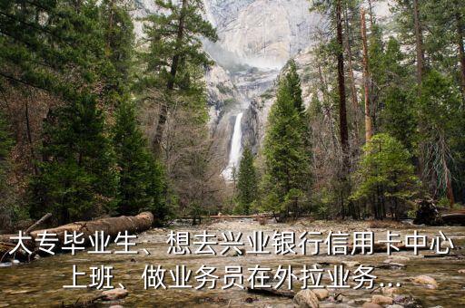 大专毕业生、想去兴业银行信用卡中心上班、做业务员在外拉业务...
