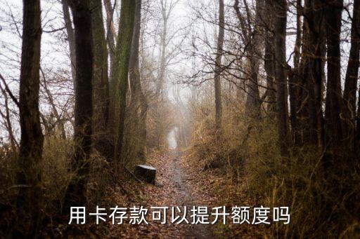 用卡存款可以提升额度吗