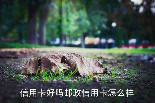 信用卡好吗邮政信用卡怎么样