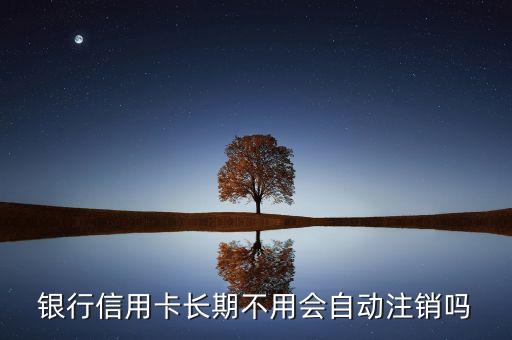 银行信用卡长期不用会自动注销吗