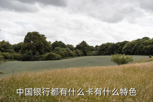 中国银行都有什么卡有什么特色