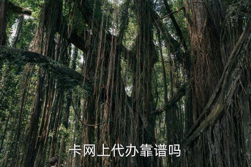 卡网上代办靠谱吗