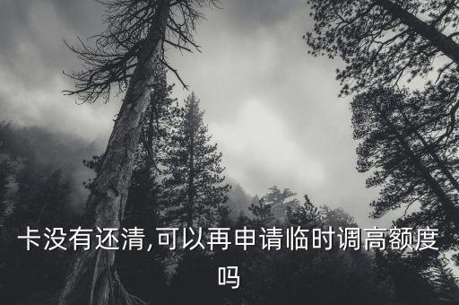 临时上调额度信用卡,提高信用卡临时额度怎么样