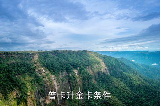 普卡升金卡条件