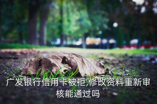 信用卡申请可以修改资料吗,申请信用卡可以更改信用信息吗?