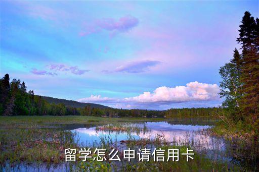 留学怎么申请信用卡