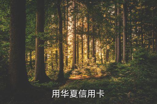 华夏银行信用卡怎么刷省钱,华夏信用卡怎么用?