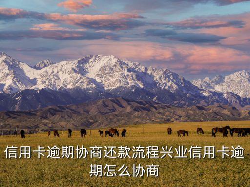 信用卡逾期协商还款流程兴业信用卡逾期怎么协商