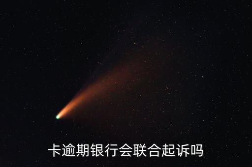卡逾期银行会联合起诉吗