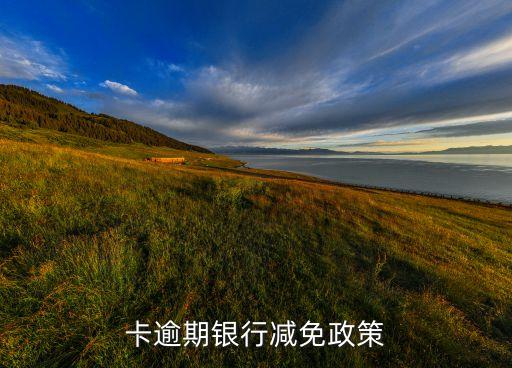 卡逾期银行减免政策