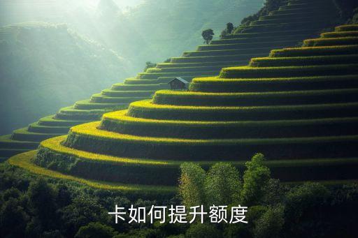 如何提升信用卡额度的办法,中信银行信用卡额度提升措施