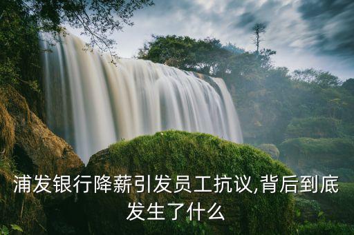 浦发银行降薪引发员工抗议,背后到底发生了什么