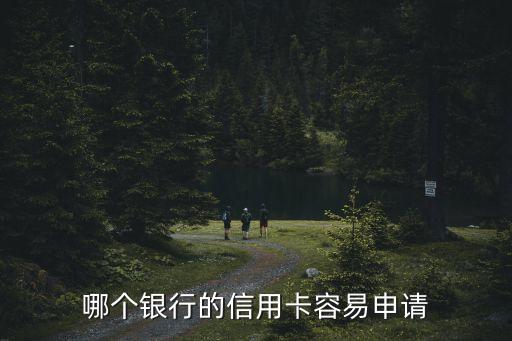 哪个银行的信用卡容易申请