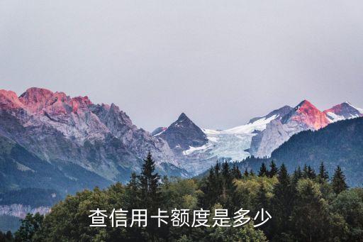 怎么查我的信用卡的额度是多少,如何查询信用卡的总信用额度?